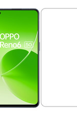 Nomfy Screenprotector Geschikt voor OPPO Reno 6 Screenprotector Bescherm Glas Tempered Glass - Screenprotector Geschikt voor OPPO Reno 6 Screen Protector - 3 PACK