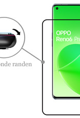 Nomfy Hoesje Geschikt voor OPPO Reno 6 Pro Hoesje Siliconen Cover Case Met 2x Screenprotector - Hoes Geschikt voor OPPO Reno 6 Pro Hoes Back Case - Transparant