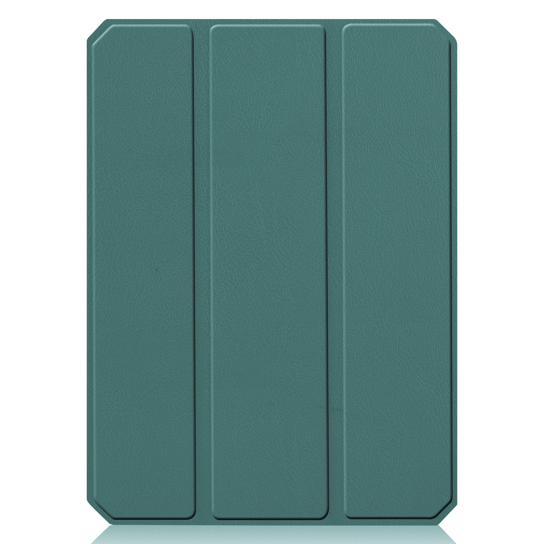 BASEY. Hoesje Geschikt voor iPad Mini 6 Hoes Case Tablet Hoesje Tri-fold Met Uitsparing Geschikt voor Apple Pencil Met Screenprotector - Hoes Geschikt voor iPad Mini 6 Hoesje Hard Cover Bookcase Hoes - Donkergroen