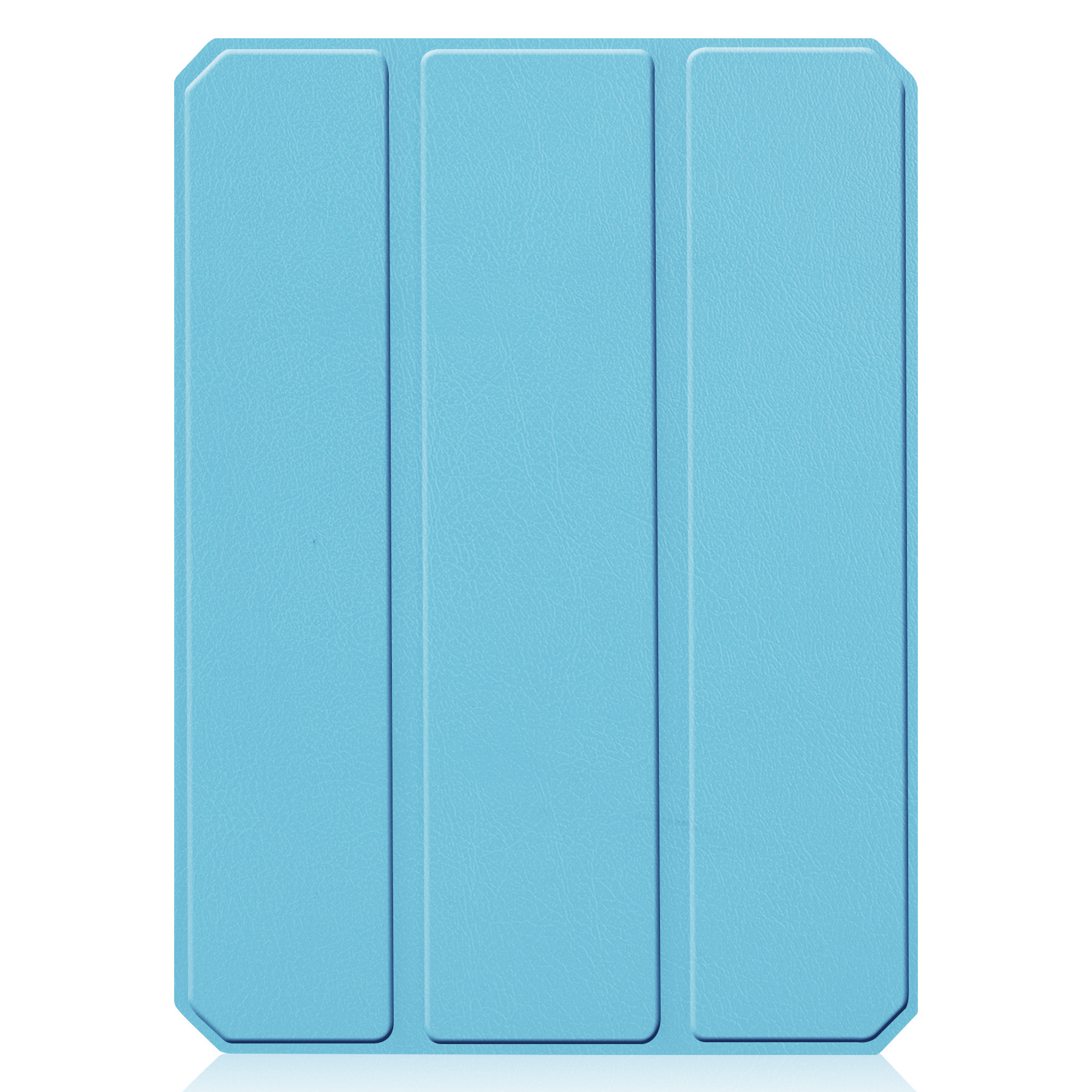BASEY. Hoesje Geschikt voor iPad Mini 6 Hoes Case Tablet Hoesje Tri-fold Met Uitsparing Geschikt voor Apple Pencil Met Screenprotector - Hoes Geschikt voor iPad Mini 6 Hoesje Hard Cover Bookcase Hoes - Lichtblauw