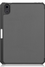 NoXx Hoesje Geschikt voor iPad Mini 6 Hoesje Case Hard Cover Hoes Book Case Met Uitsparing Geschikt voor Apple Pencil Met Screenprotector - Grijs