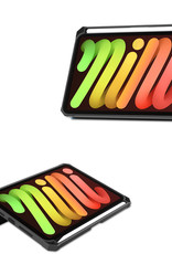 NoXx Hoesje Geschikt voor iPad Mini 6 Hoesje Case Hard Cover Hoes Book Case Met Uitsparing Geschikt voor Apple Pencil Met Screenprotector - Lichtblauw