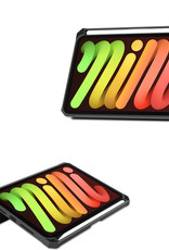 NoXx Hoesje Geschikt voor iPad Mini 6 Hoesje Case Hard Cover Hoes Book Case Met Uitsparing Geschikt voor Apple Pencil Met Screenprotector - Paars