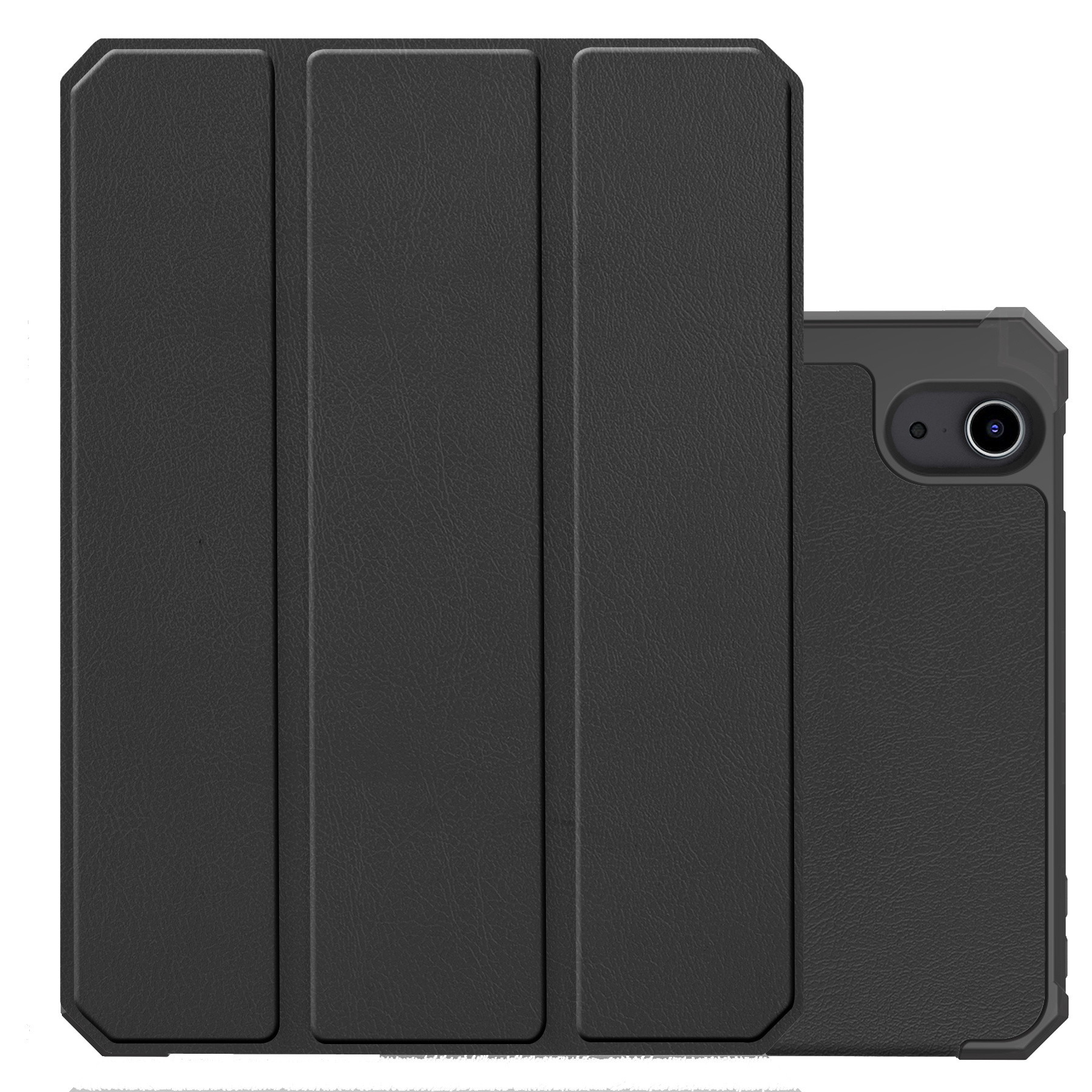 NoXx Hoesje Geschikt voor iPad Mini 6 Hoesje Case Hard Cover Hoes Book Case Met Uitsparing Geschikt voor Apple Pencil Met Screenprotector - Zwart