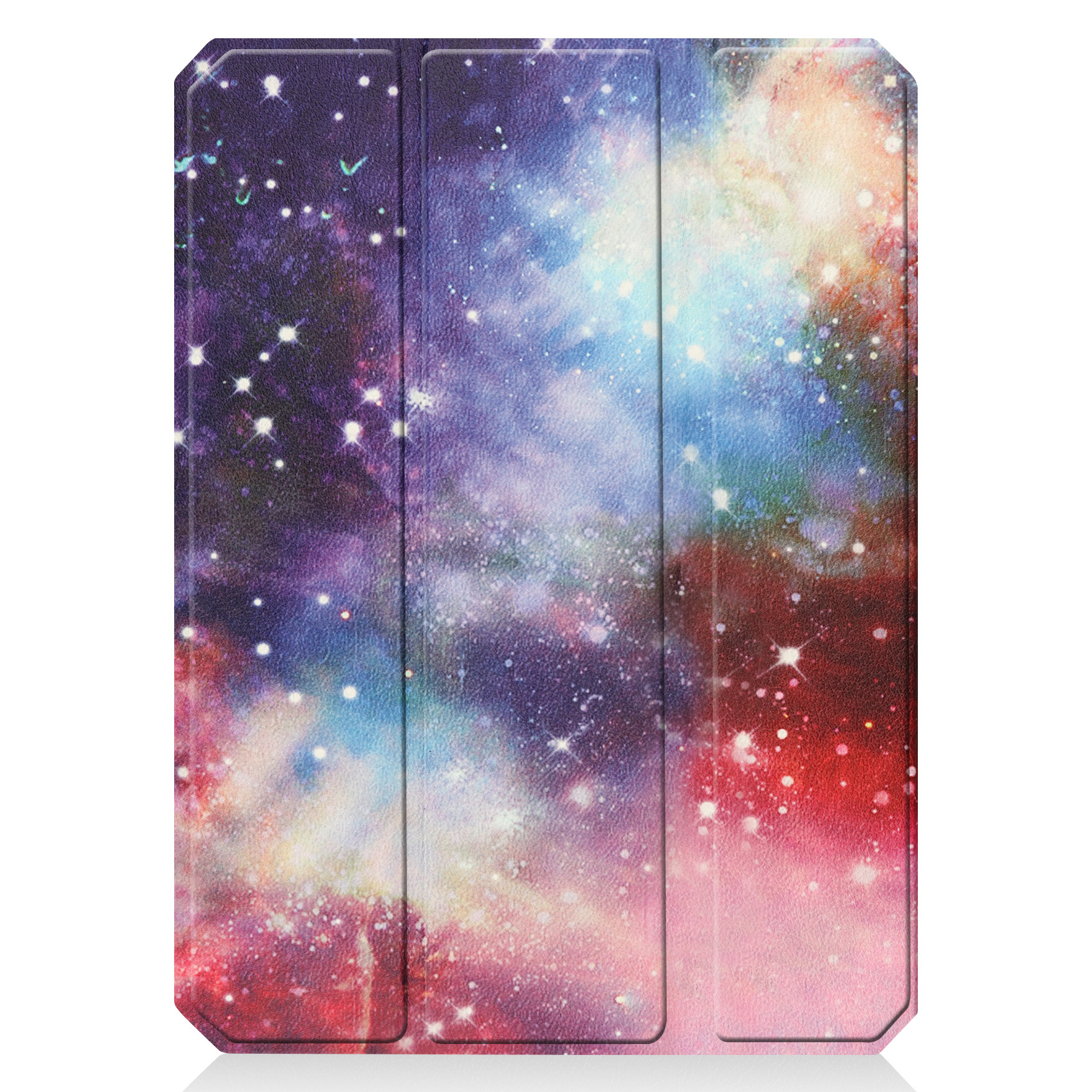 Nomfy Hoes Geschikt voor iPad Mini 6 Hoes Tri-fold Tablet Hoesje Case Met Uitsparing Geschikt voor Apple Pencil Met Screenprotector - Hoesje Geschikt voor iPad Mini 6 Hoesje Hardcover Bookcase - Galaxy