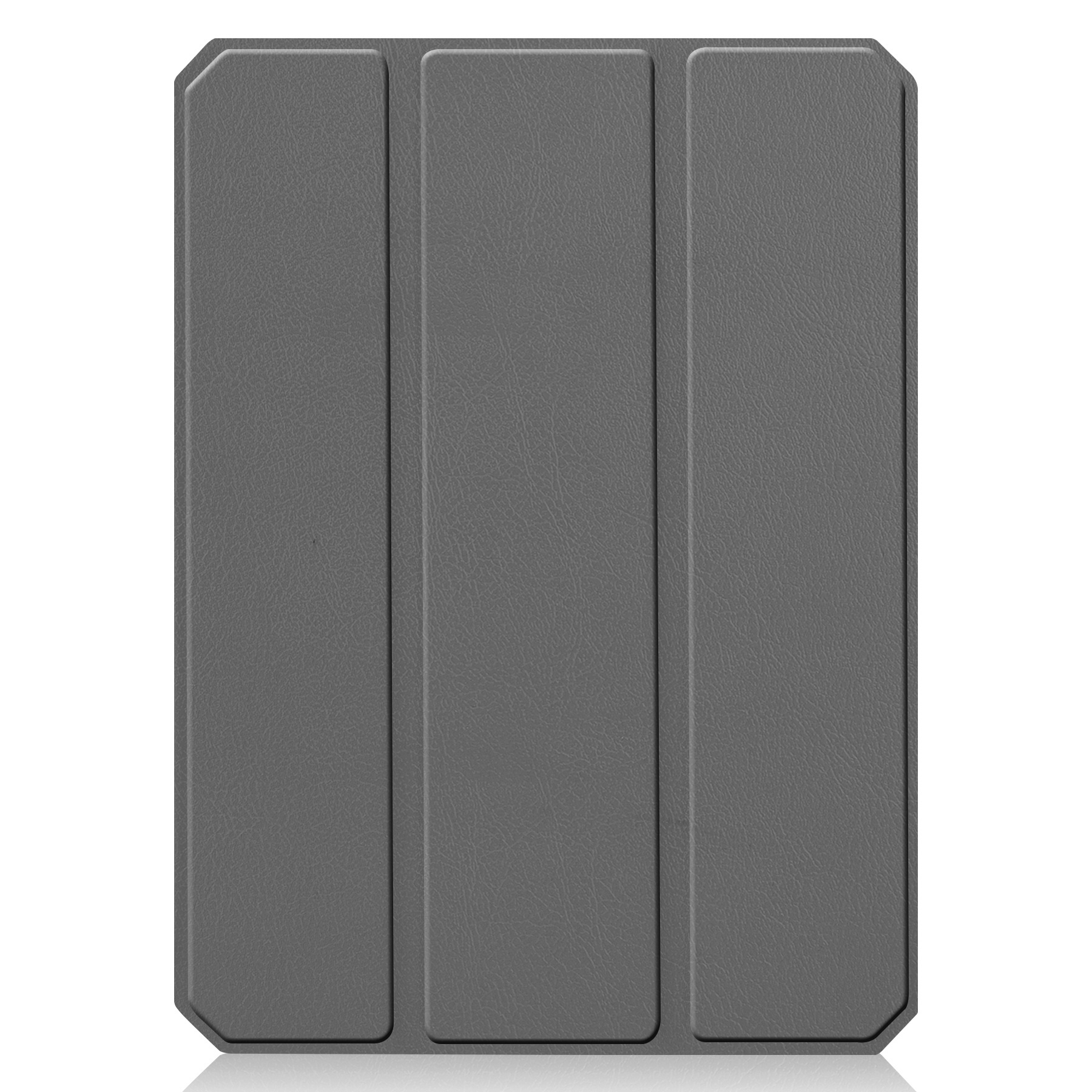 Nomfy Hoes Geschikt voor iPad Mini 6 Hoes Tri-fold Tablet Hoesje Case Met Uitsparing Geschikt voor Apple Pencil Met Screenprotector - Hoesje Geschikt voor iPad Mini 6 Hoesje Hardcover Bookcase - Grijs