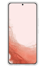 Nomfy Hoesje Geschikt voor Samsung S22 Plus Hoesje Siliconen Cover Case Met Screenprotector - Hoes Geschikt voor Samsung Galaxy S22 Plus Hoes Back Case - Transparant