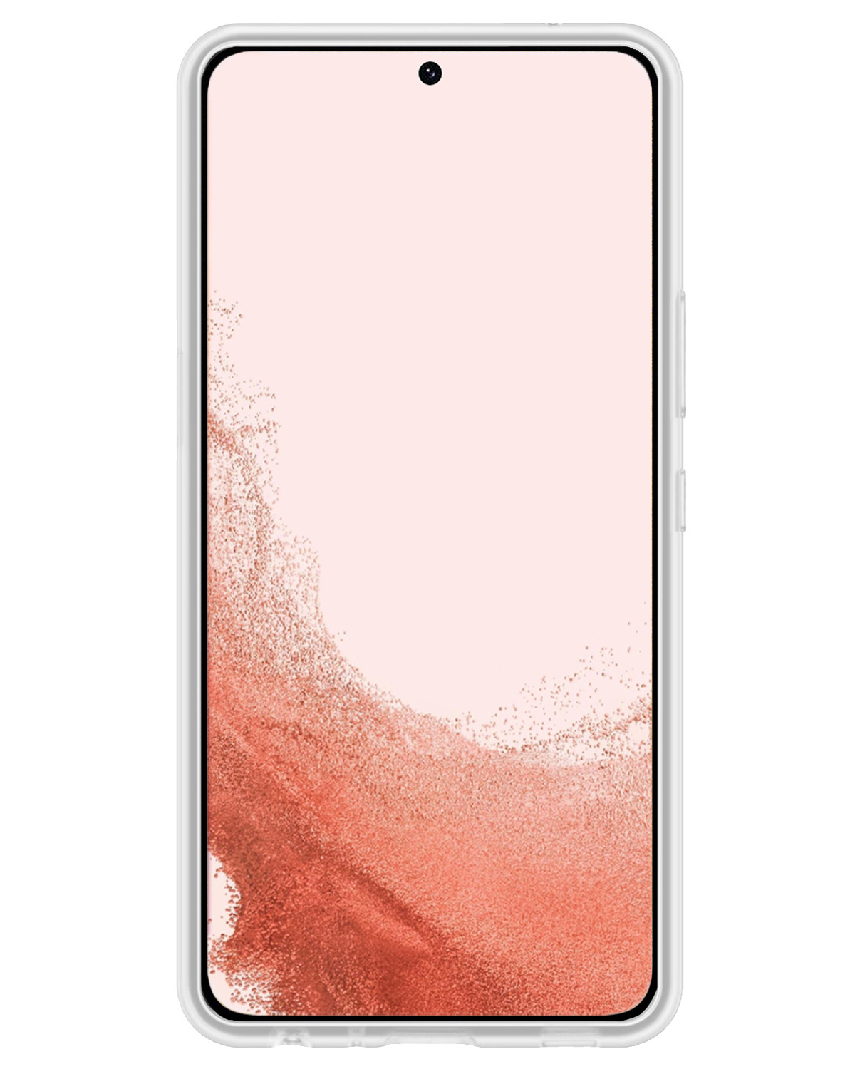 Nomfy Hoesje Geschikt voor Samsung S22 Plus Hoesje Siliconen Cover Case Met Screenprotector - Hoes Geschikt voor Samsung Galaxy S22 Plus Hoes Back Case - Transparant