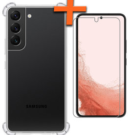 Nomfy Nomfy Samsung Galaxy S22 Hoesje Shockproof Met Screenprotector