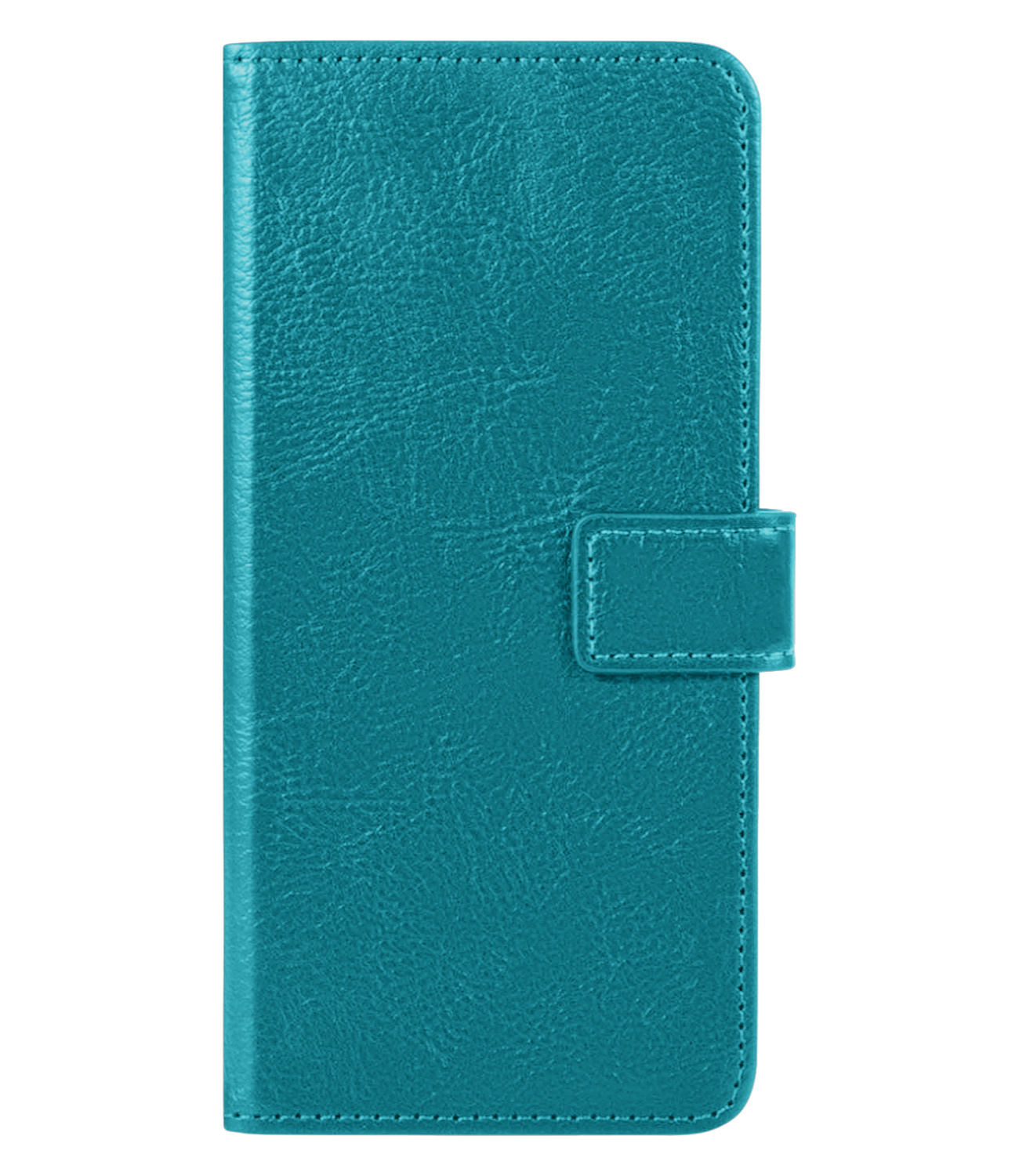BASEY. Hoes Geschikt voor Samsung S22 Hoesje Bookcase Hoes Flip Case Book Cover Met Screenprotector - Hoesje Geschikt voor Samsung Galaxy S22 Hoes Book Case Hoesje - Turquoise