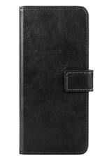 BASEY. Hoes Geschikt voor Samsung S22 Hoesje Bookcase Hoes Flip Case Book Cover Met 2x Screenprotector - Hoesje Geschikt voor Samsung Galaxy S22 Hoes Book Case Hoesje - Zwart