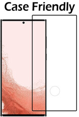 Nomfy Hoesje Geschikt voor Samsung S22 Hoes Bookcase Flipcase Book Cover Met Screenprotector - Hoes Geschikt voor Samsung Galaxy S22 Hoesje Book Case - Rood