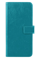 BASEY. Hoes Geschikt voor Samsung S22 Plus Hoesje Bookcase Hoes Flip Case Book Cover Met Screenprotector - Hoesje Geschikt voor Samsung Galaxy S22 Plus Hoes Book Case Hoesje - Turquoise