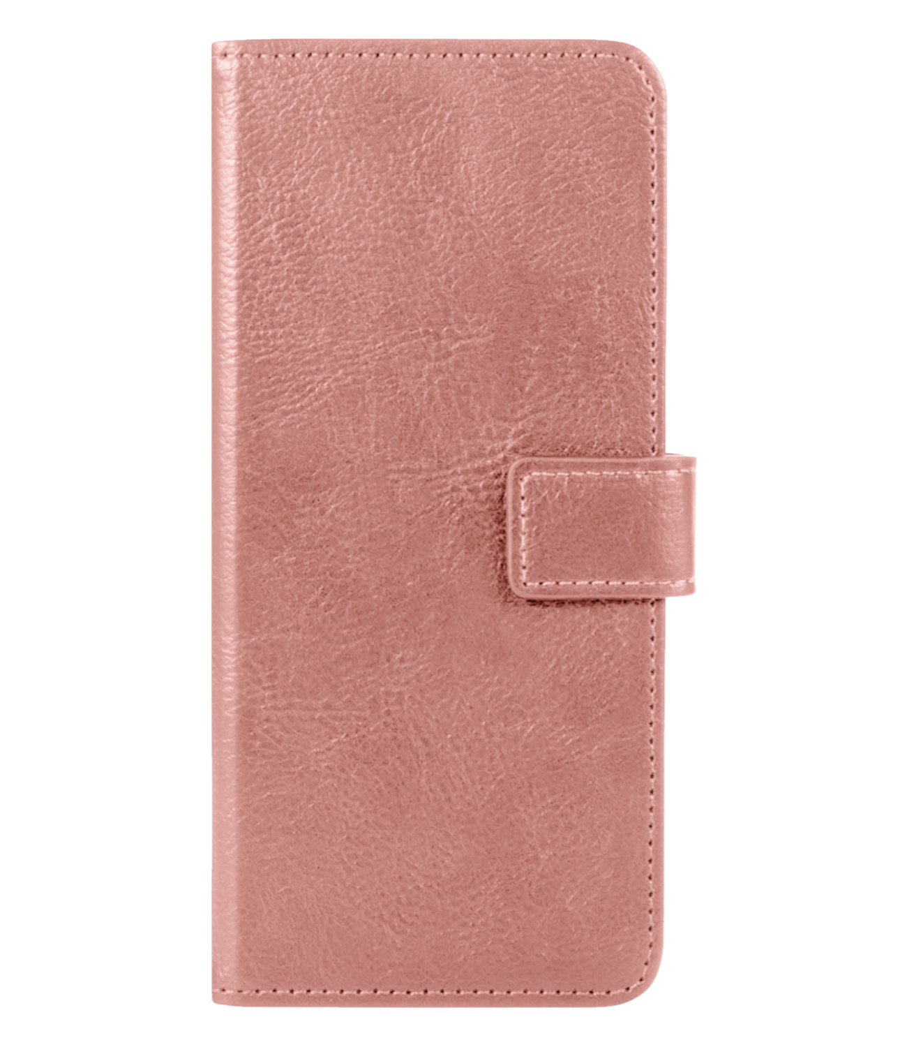 BASEY. Hoes Geschikt voor Samsung S22 Plus Hoesje Bookcase Hoes Flip Case Book Cover Met 2x Screenprotector - Hoesje Geschikt voor Samsung Galaxy S22 Plus Hoes Book Case Hoesje - Rosé goud