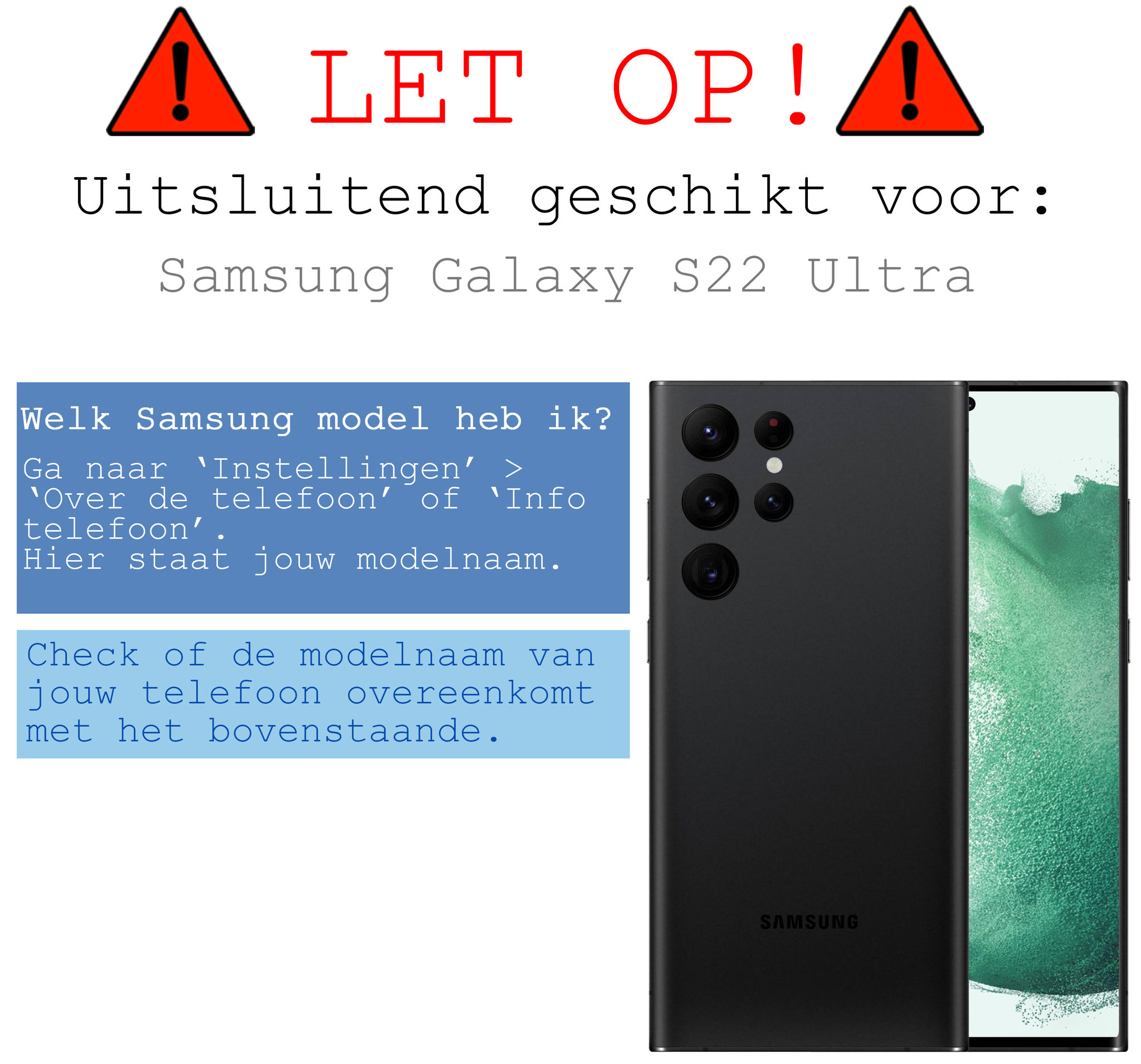 BASEY. Hoes Geschikt voor Samsung S22 Ultra Hoesje Bookcase Hoes Flip Case Book Cover Met Screenprotector - Hoesje Geschikt voor Samsung Galaxy S22 Ultra Hoes Book Case Hoesje - Paars