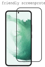 BASEY. Samsung Galaxy S22 Screenprotector 3D Tempered Glass - Samsung Galaxy S22 Beschermglas Full Cover - Samsung S22 Screen Protector 3D 2 Stuks
