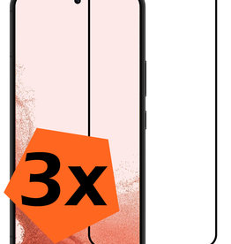 Nomfy Nomfy Samsung Galaxy S22 Screenprotector Full Screen Cover - 3 PACK