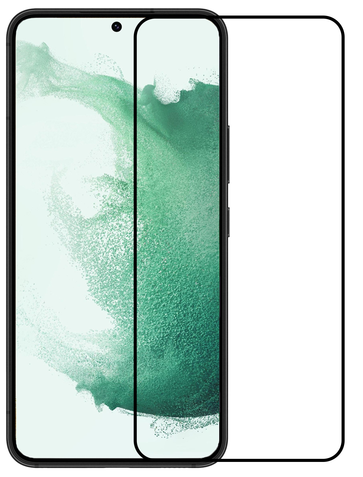 BASEY. Screenprotector Geschikt voor Samsung S22 Plus Screenprotector Beschermglas Full Cover - Screenprotector Geschikt voor Samsung Galaxy S22 Plus Screen Protector Full Cover