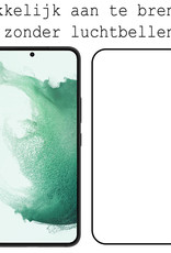 BASEY. Screenprotector Geschikt voor Samsung S22 Plus Screenprotector Beschermglas Full Cover - Screenprotector Geschikt voor Samsung Galaxy S22 Plus Screen Protector Full Cover