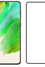 Nomfy Screenprotector Geschikt voor Samsung S21 FE Screenprotector Bescherm Glas - Screenprotector Geschikt voor Samsung Galaxy S21 FE Screen Protector Tempered Glass Full Screen Full Cover - 2 PACK