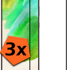 Nomfy Nomfy Samsung Galaxy S21FE Screenprotector Full Screen Cover - 3 PACK