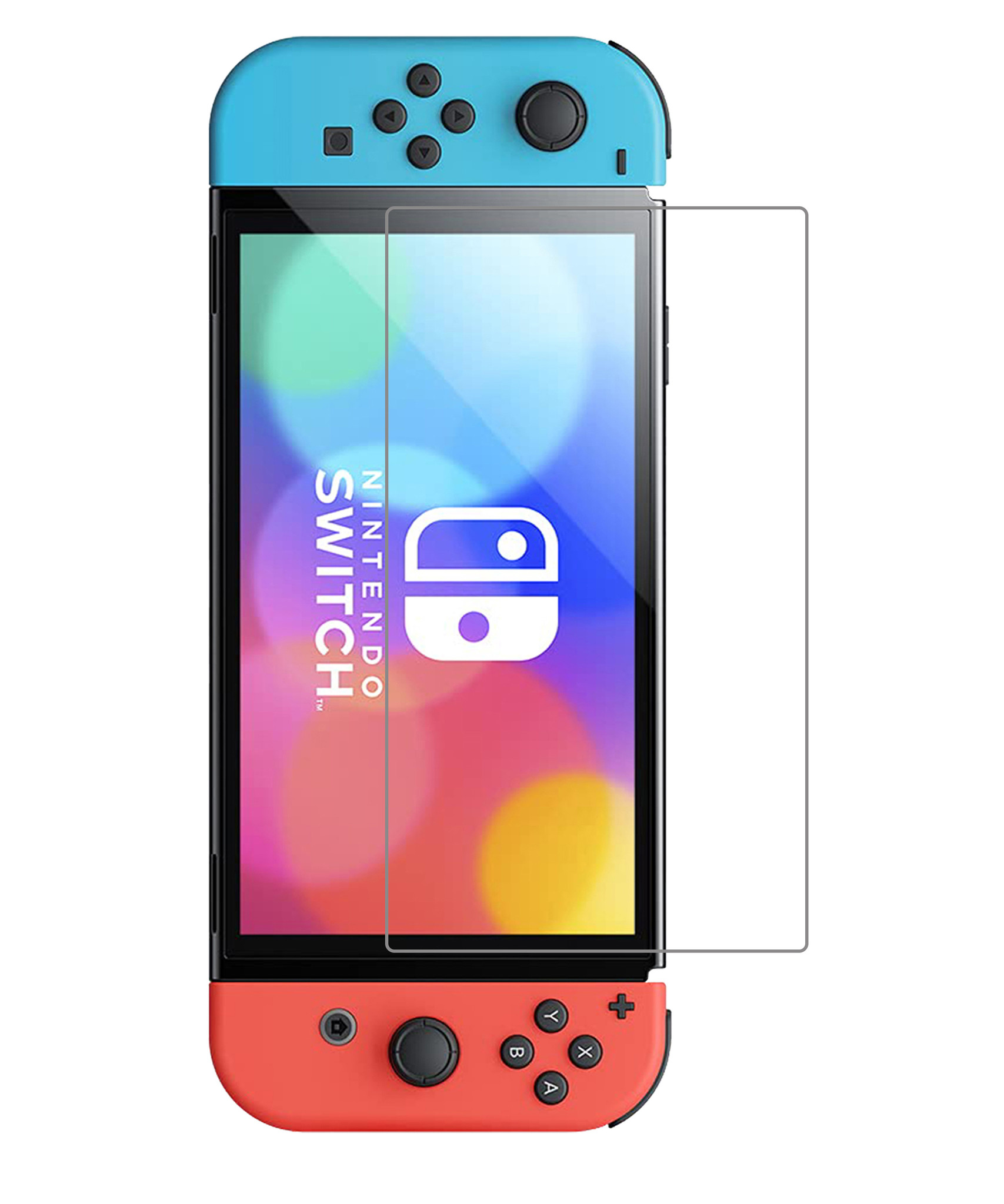 NoXx Screenprotector Geschikt voor Nintendo Switch Bescherm Glas Screen Protector