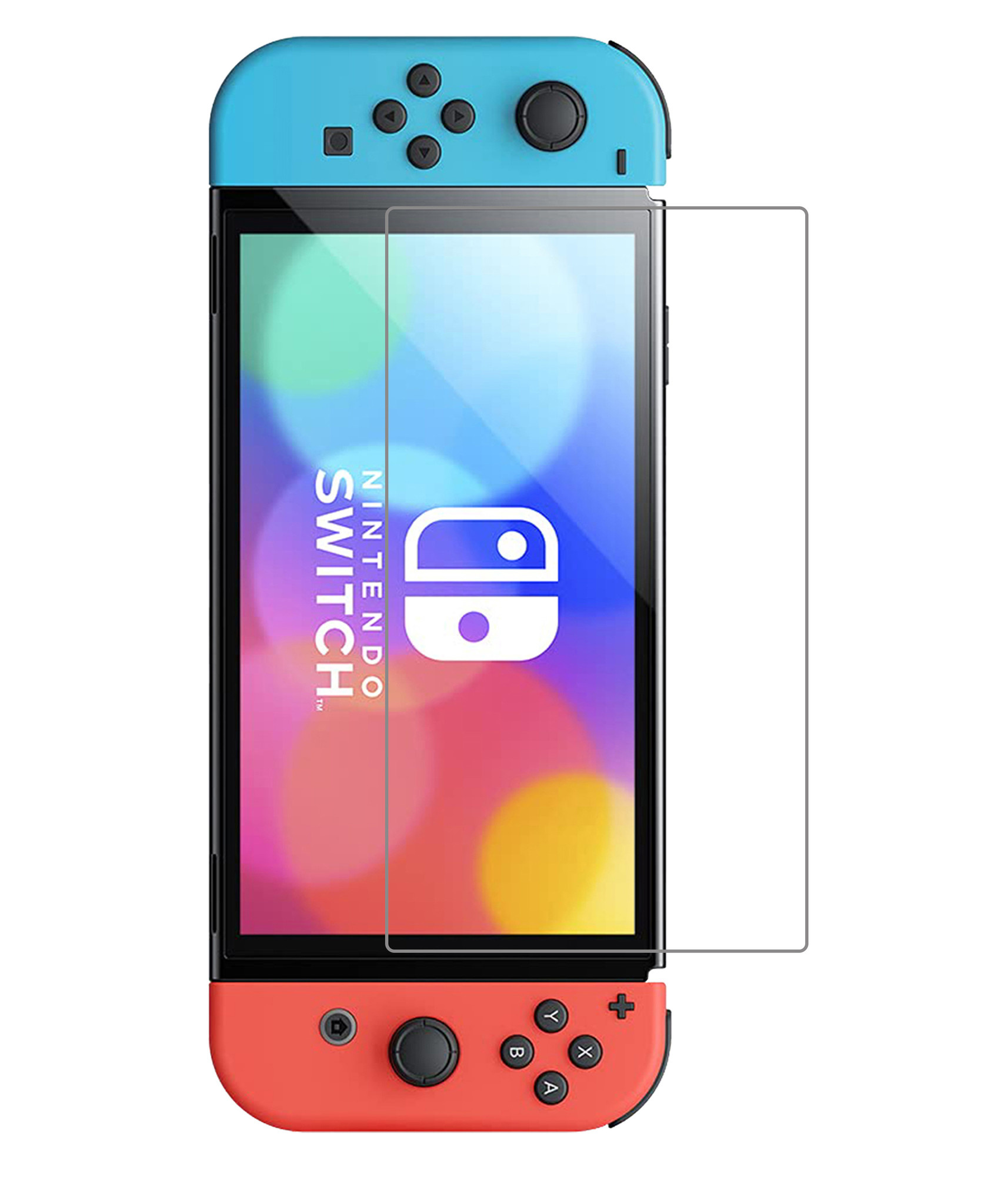 NoXx Screenprotector Geschikt voor Nintendo Switch OLED Bescherm Glas Screen Protector