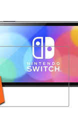 Nomfy Screenprotector Geschikt voor Nintendo Switch OLED Screenprotector Bescherm Glas - Tempered Glass Geschikt voor Nintendo Switch OLED Screen Protector - 2 PACK