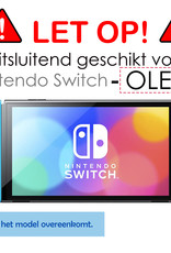 Screenprotector Geschikt Voor Nintendo Switch OLED Bescherm Glas Screen Protector - 2x