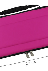 BASEY. Hoesje Geschikt voor Nintendo Switch Case Hoes Hard Cover - Bescherm Case Geschikt voor Nintendo Switch Hoes - Roze