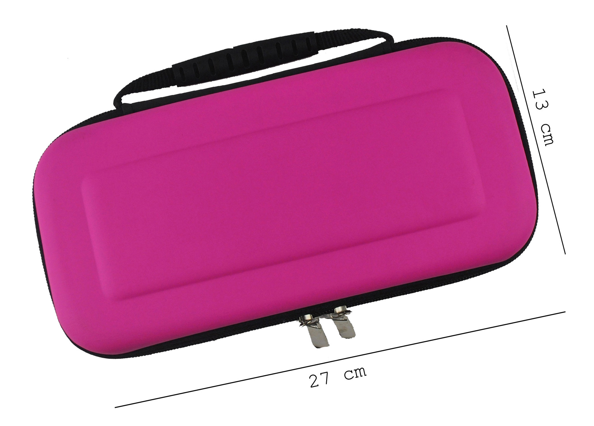 BASEY. Hoesje Geschikt voor Nintendo Switch Case Hoes Hard Cover - Bescherm Case Geschikt voor Nintendo Switch Hoes - Roze