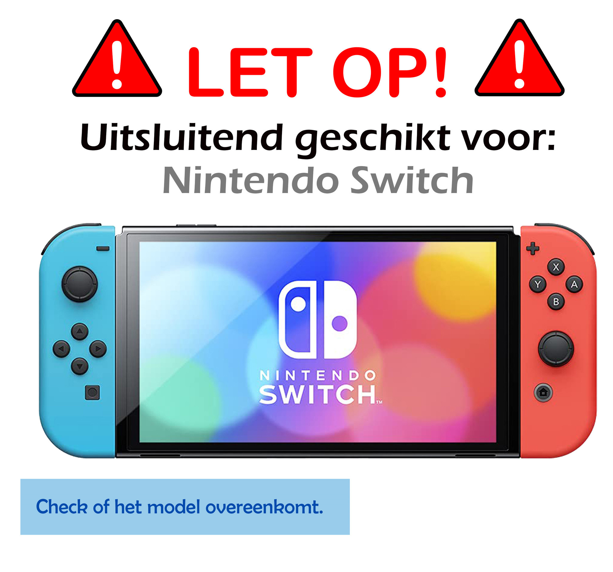 Nomfy Hoesje Geschikt voor Nintendo Switch Hoes Bescherm Case Hardcover - Hoes Geschikt voor Nintendo Switch Case - Rood