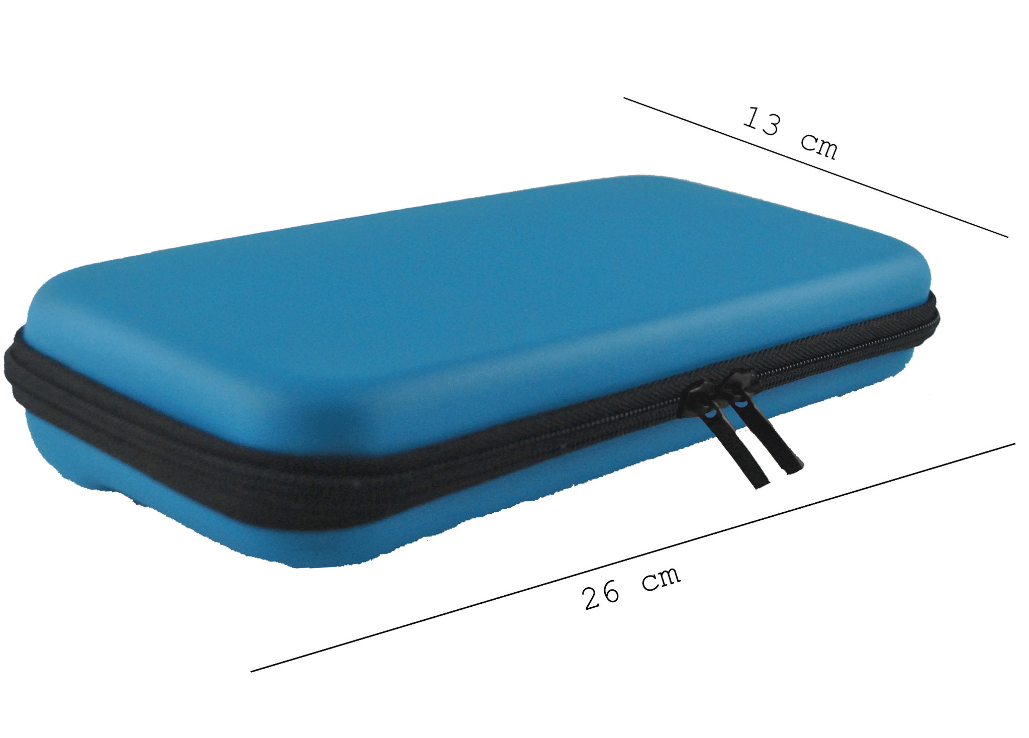 BASEY. Geschikt voor Nintendo Switch Case Met Koord - Geschikt Voor Nintendo Switch Hoes Hard Cover - Carry Case Geschikt Voor Nintendo Switch Blauw
