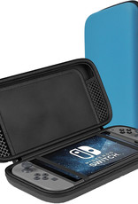 NoXx Hoesje Geschikt voor Nintendo Switch Case Hoes Hard Cover Met Koord - Hoes Geschikt voor Nintendo Switch Hoes - Blauw