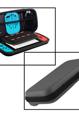 NoXx Hoesje Geschikt voor Nintendo Switch Case Hoes Hard Cover Met Koord - Hoes Geschikt voor Nintendo Switch Hoes - Zwart