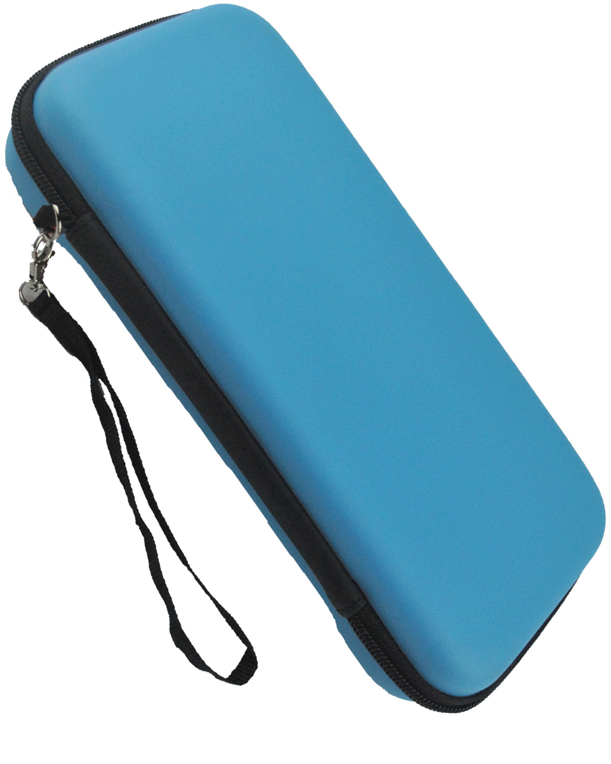Nomfy Hoesje Geschikt voor Nintendo Switch Hoes Bescherm Case Hardcover Met Polsbandje - Hoes Geschikt voor Nintendo Switch Case - Blauw