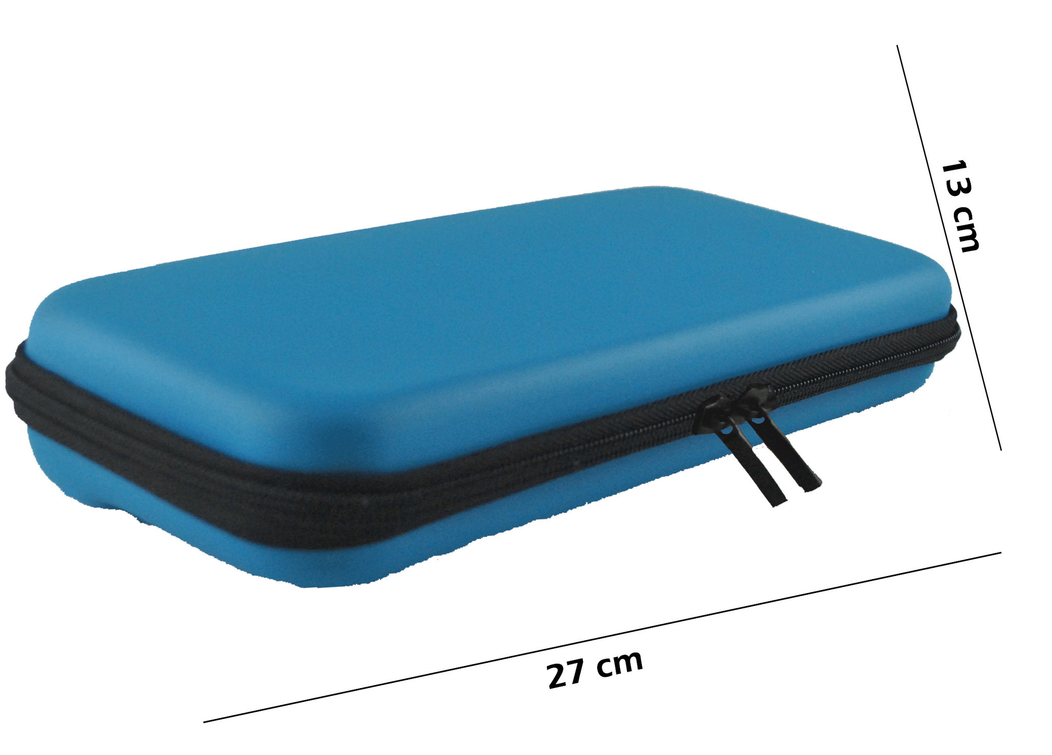 Nomfy Hoesje Geschikt voor Nintendo Switch Hoes Bescherm Case Hardcover Met Polsbandje - Hoes Geschikt voor Nintendo Switch Case - Blauw