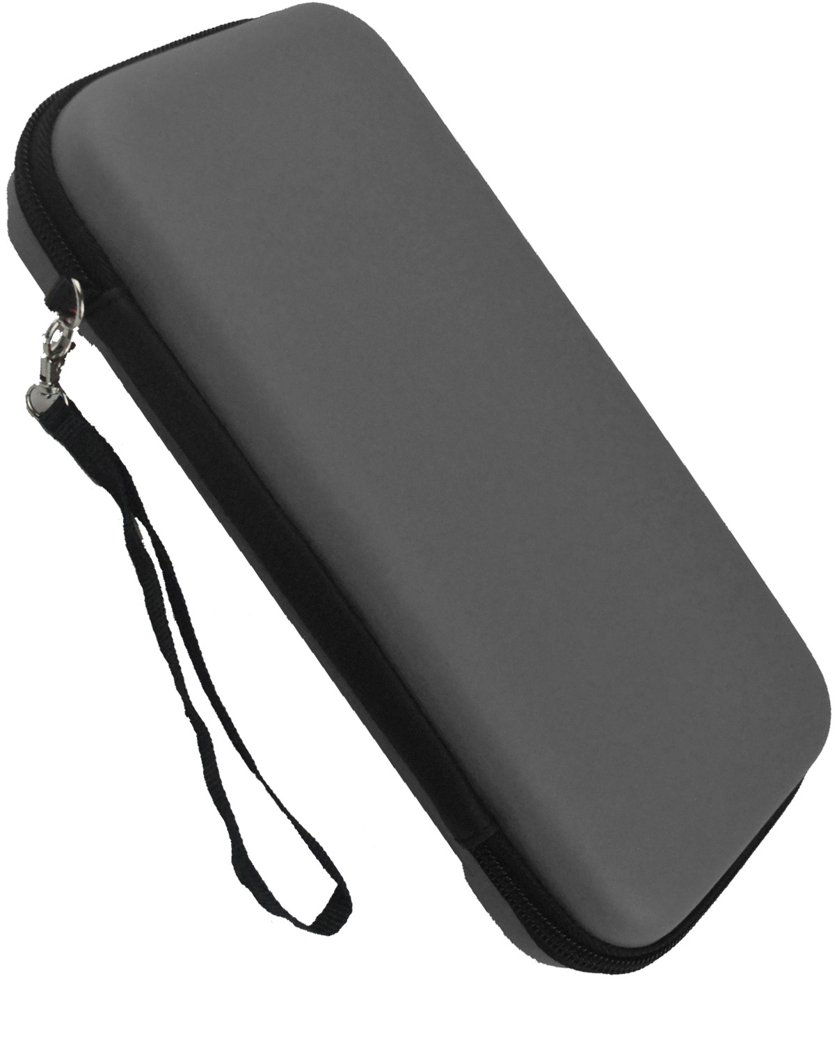Nomfy Hoesje Geschikt voor Nintendo Switch Hoes Bescherm Case Hardcover Met Polsbandje - Hoes Geschikt voor Nintendo Switch Case - Grijs