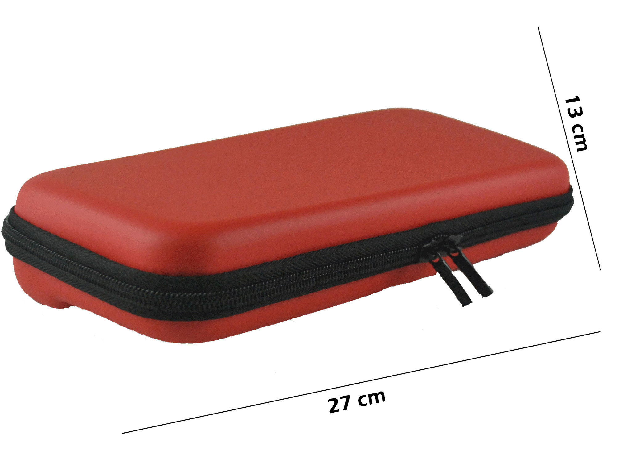 Nomfy Hoesje Geschikt voor Nintendo Switch Hoes Bescherm Case Hardcover Met Polsbandje - Hoes Geschikt voor Nintendo Switch Case - Rood