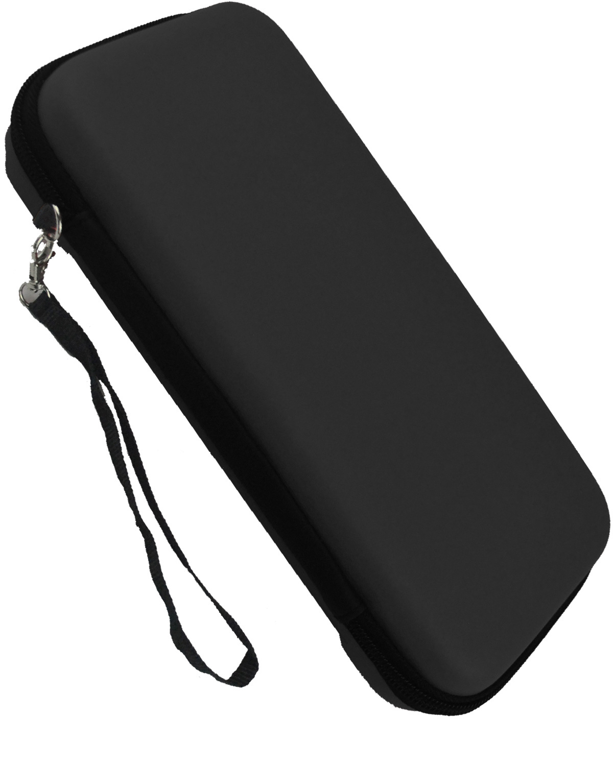 Nomfy Hoesje Geschikt voor Nintendo Switch Hoes Bescherm Case Hardcover Met Polsbandje - Hoes Geschikt voor Nintendo Switch Case - Zwart