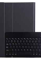 BASEY. Hoesje Geschikt voor Samsung Galaxy Tab A8 Toetsenbord Hoes Book Case - Hoes Geschikt voor Samsung Tab A8 Toetsenbord Hoesje Keyboard Cover - Zwart
