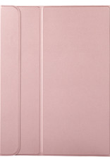 NoXx Hoesje Geschikt voor Samsung Galaxy Tab A8 Hoesje Toetsenbord Hoes - Hoes Geschikt voor Samsung Tab A8 Keyboard Case Book Cover - Rosé goud