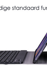 Samsung Galaxy Tab A8 2021 Toetsenbord Hoes Samsung Galaxy Tab A8 2021 Keyboard Case Book Cover - Zwart