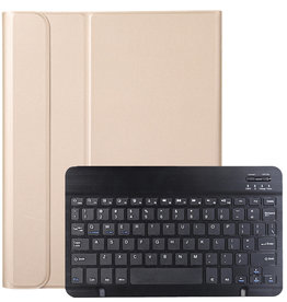 Nomfy Nomfy Samsung Galaxy Tab A8 2021 Toetsenbord Hoes - Goud