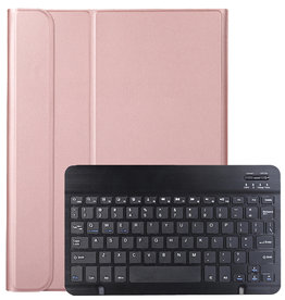 Nomfy Nomfy Samsung Galaxy Tab A8 2021 Toetsenbord Hoes - Rose Goud