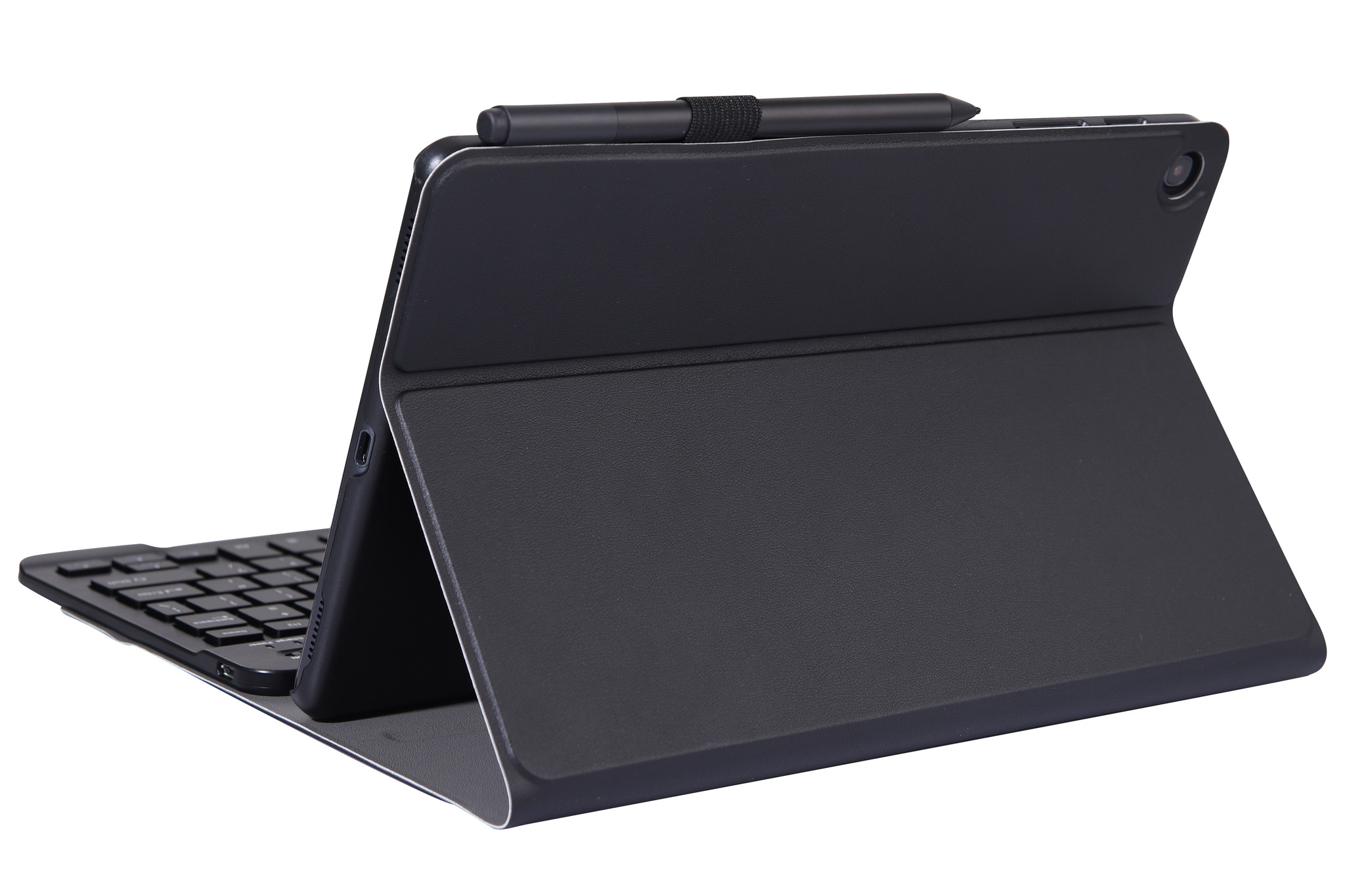 Nomfy Hoes Geschikt voor Samsung Galaxy Tab A8 Hoes Toetsenbord Hoes Case Book Cover Hoesje - Hoesje Geschikt voor Samsung Tab A8 Keyboard Hoes - Zwart