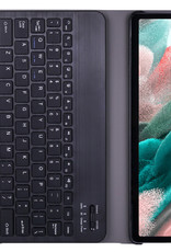 Nomfy Hoes Geschikt voor Samsung Galaxy Tab A8 Hoes Toetsenbord Hoes Case Book Cover Hoesje - Hoesje Geschikt voor Samsung Tab A8 Keyboard Hoes - Zwart