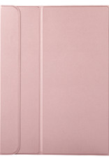 NoXx Hoesje Geschikt voor Samsung Galaxy Tab A8 Hoesje Toetsenbord Hoes Met Screenprotector - Hoes Geschikt voor Samsung Tab A8 Keyboard Case Book Cover - Rosé goud