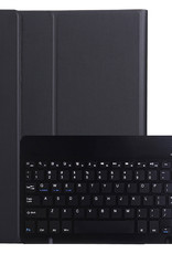 NoXx Hoesje Geschikt voor Samsung Galaxy Tab A8 Hoesje Toetsenbord Hoes Met Screenprotector - Hoes Geschikt voor Samsung Tab A8 Keyboard Case Book Cover - Zwart