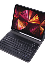 BASEY. iPad Pro 11 inch 2020 Toetsenbord Hoes Book Case - iPad Pro 11 inch 2020 Keyboard Case Hoes - iPad Pro 11 inch 2020 Toetsenbord Hoesje iPad Pro 11 inch 2020 Keyboard Cover - Zwart